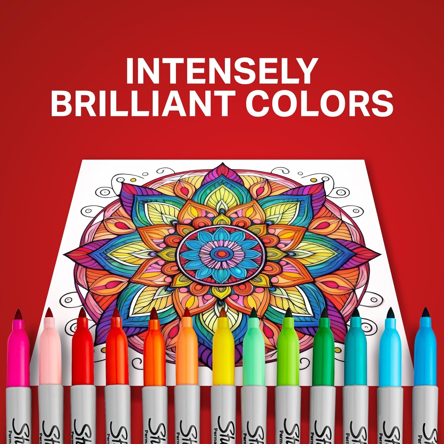 image:imageSharpie Color Burst Permanent Markers Fine Point Assorted 24 Pack 1949557Electro Pop