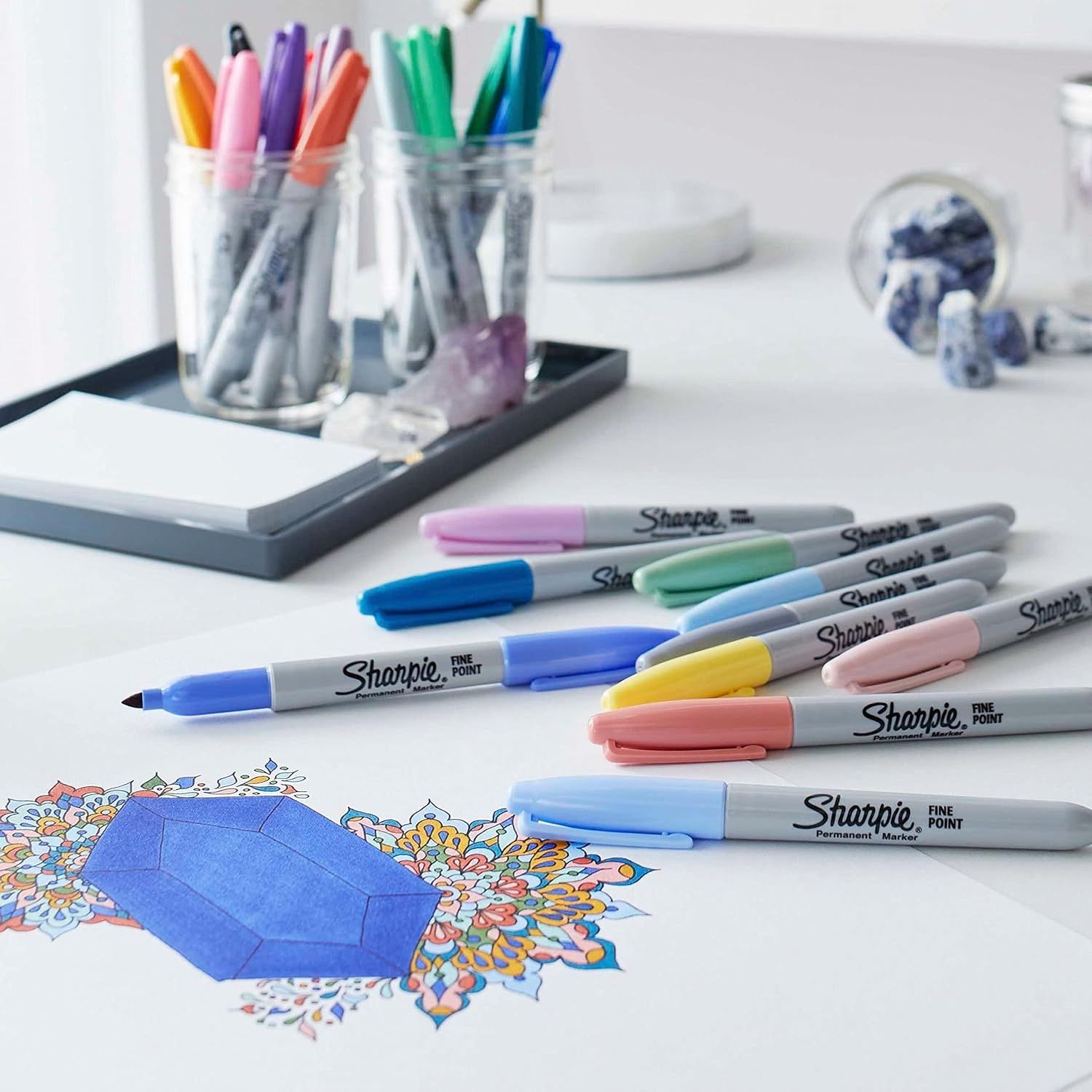 image:imageSharpie Color Burst Permanent Markers Fine Point Assorted 24 Pack 1949557Mystic Gems