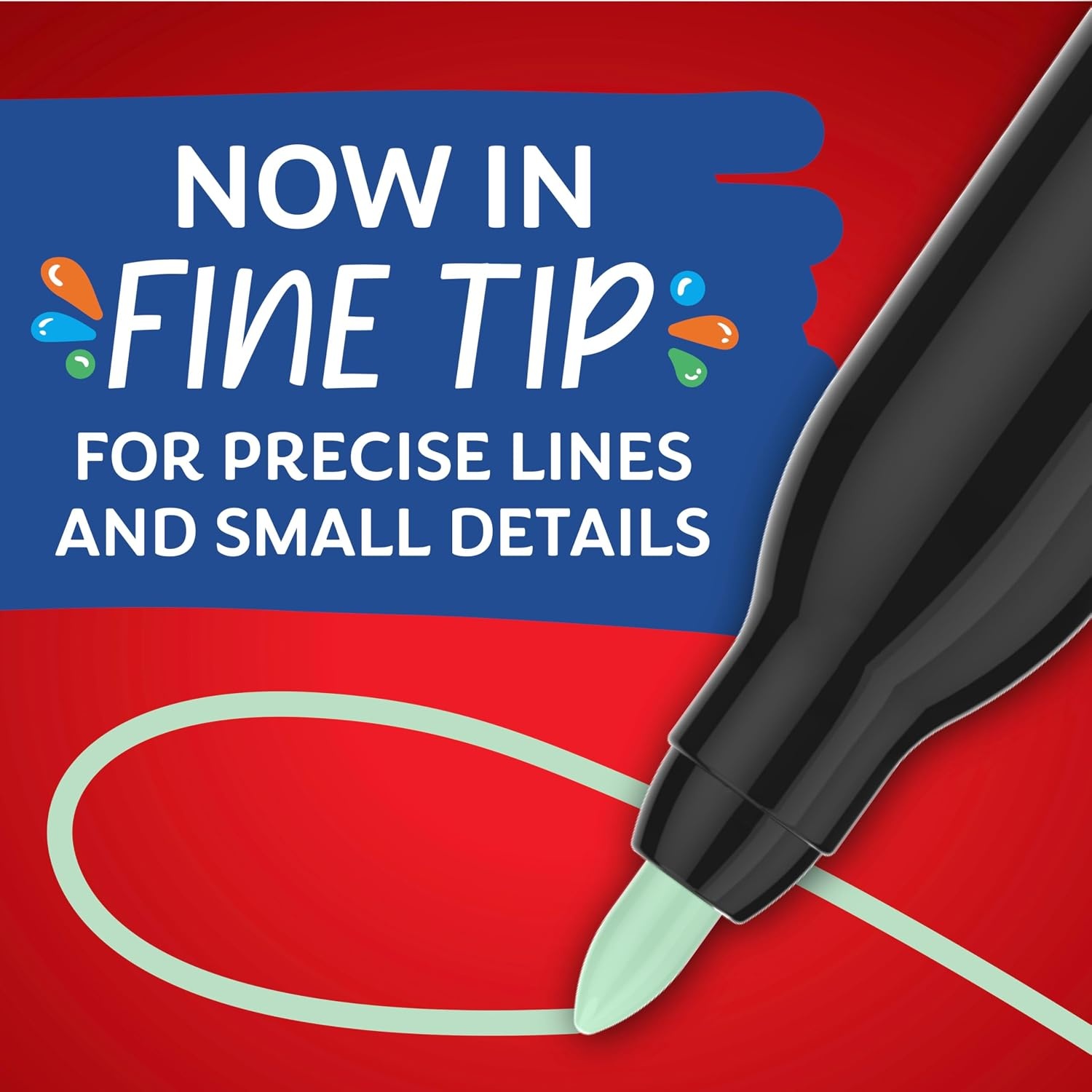 image:imageSharpie Creative Markers Earth Tones WaterBased Acrylic Bullet Tip 12 Count Arts amp Crafts School Classroom Works on Paper Metal Wood Ceramic Glass Rock CanvasAssorted