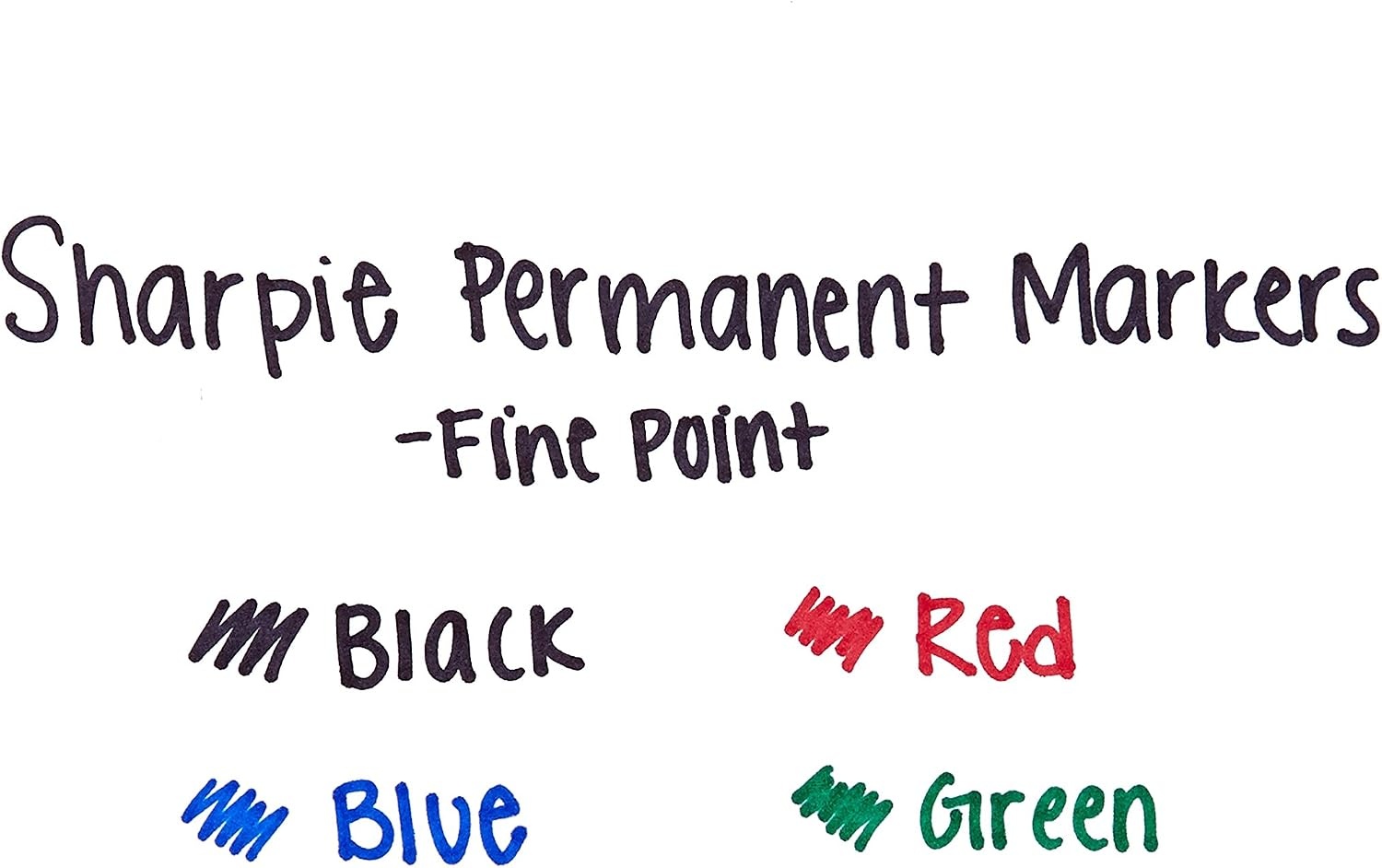 image:imageSharpie Extreme Permanent Markers Fine Point Black 4 Count Fade Resistant Against Both Wet and Dry Outdoor Elements