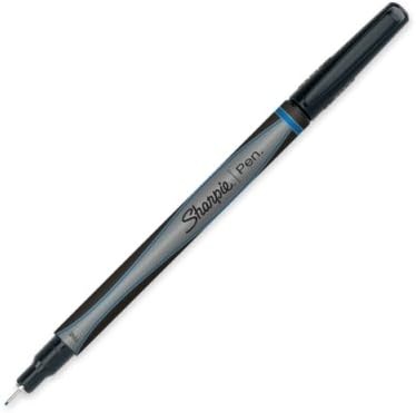 image:imageSharpie Felt Tip Pens Fine Point 04mm Blue 12 Count