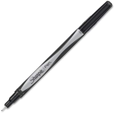 image:imageSharpie Felt Tip Pens Fine Point 04mm Felt Tip Markers Black 12 Count Journaling Art Drawing Teacher Back to SchoolBlack