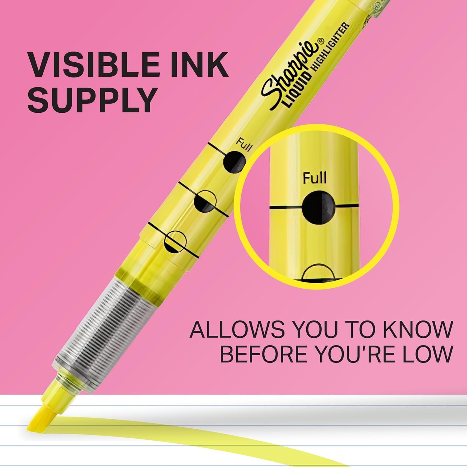 image:imageSharpie Liquid Highlighters Chisel Tip Assorted Colors 10 Count  Journaling School Study Supplies