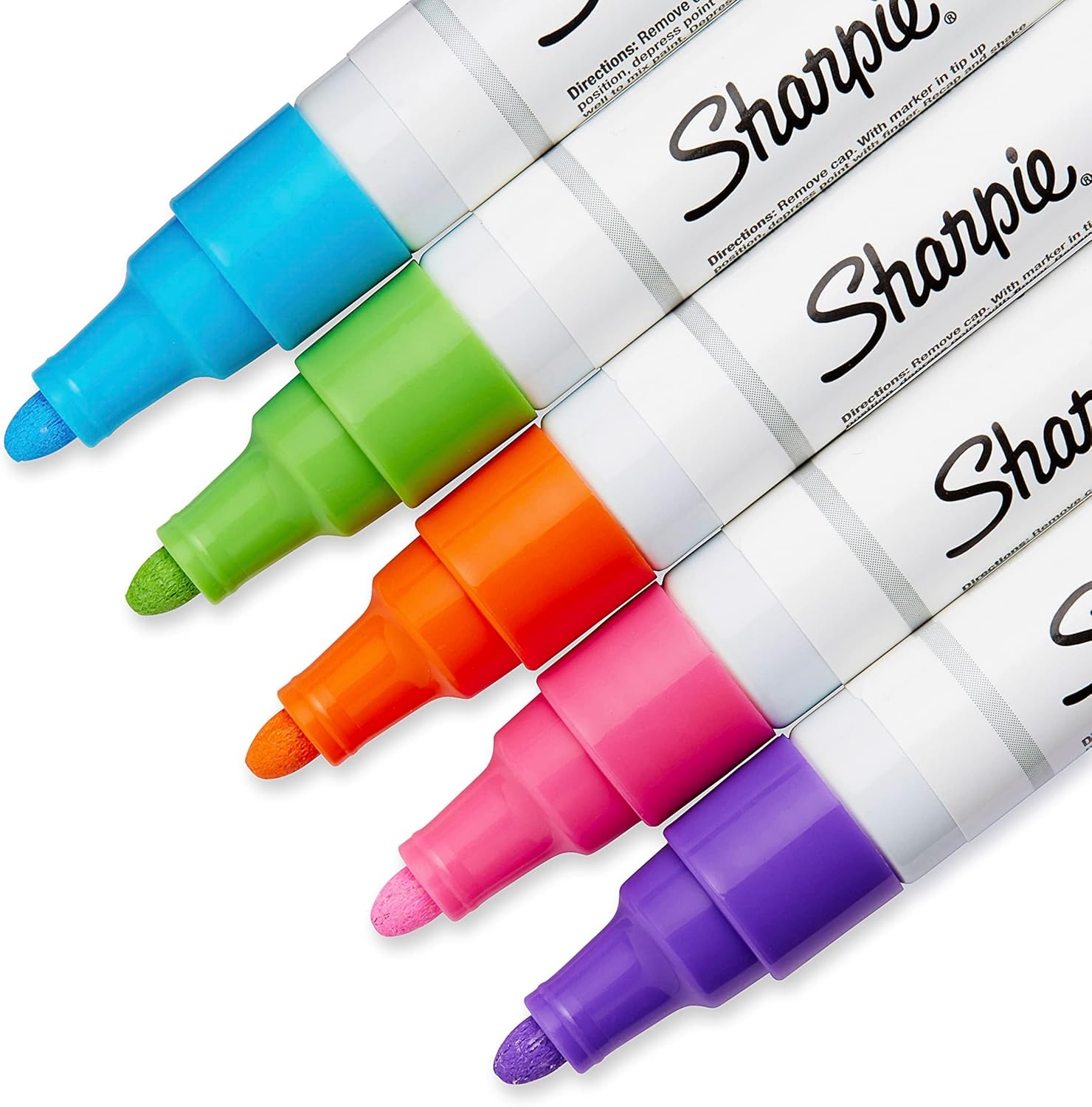 image:imageSharpie OilBased Paint Markers Fine Point 5 Count Great for Rock PaintingMedium Tip Assorted Fashion