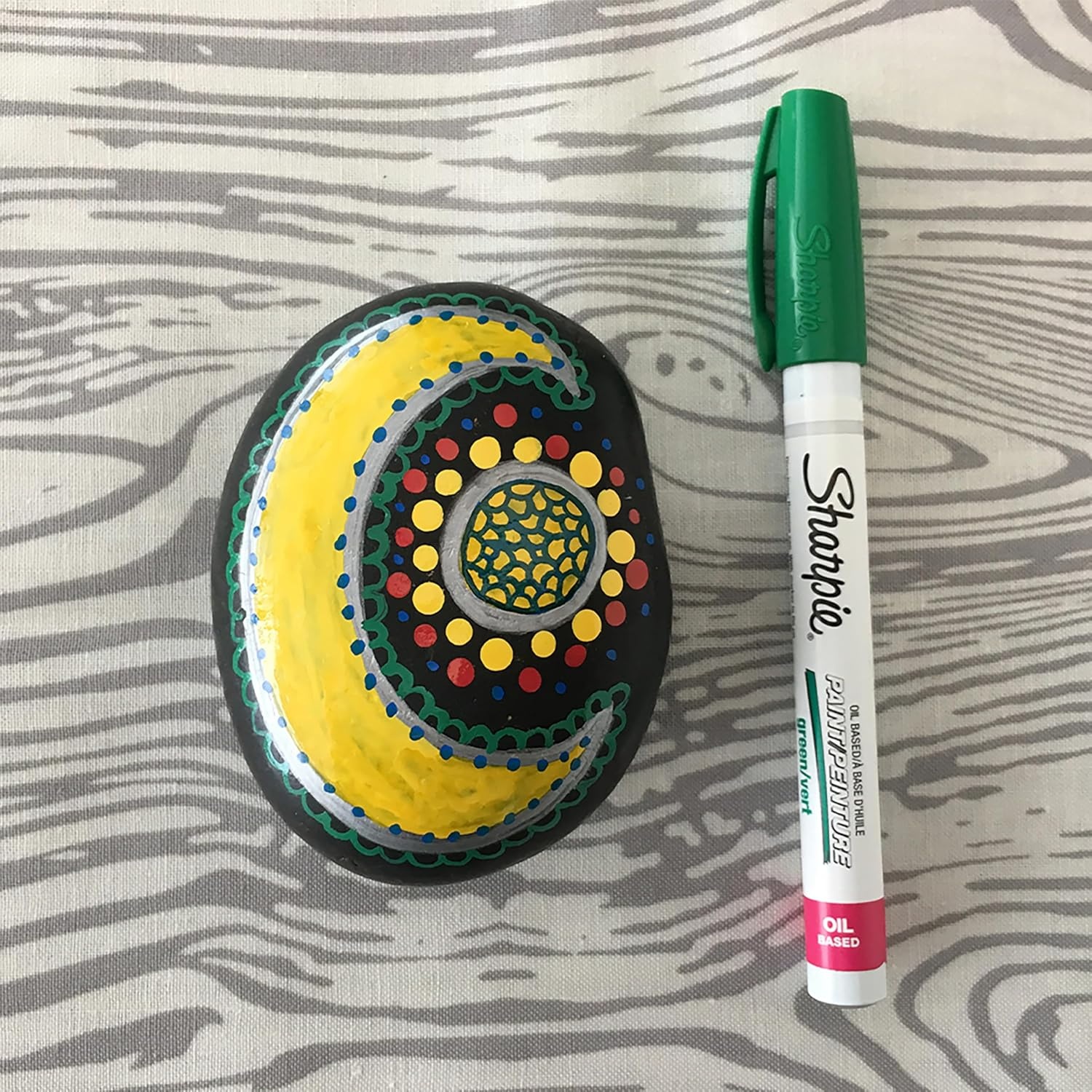 image:imageSharpie OilBased Paint Markers Medium Point White 2 Count Great for Rock Painting Posters Arts amp Crafts Window ArtWhite