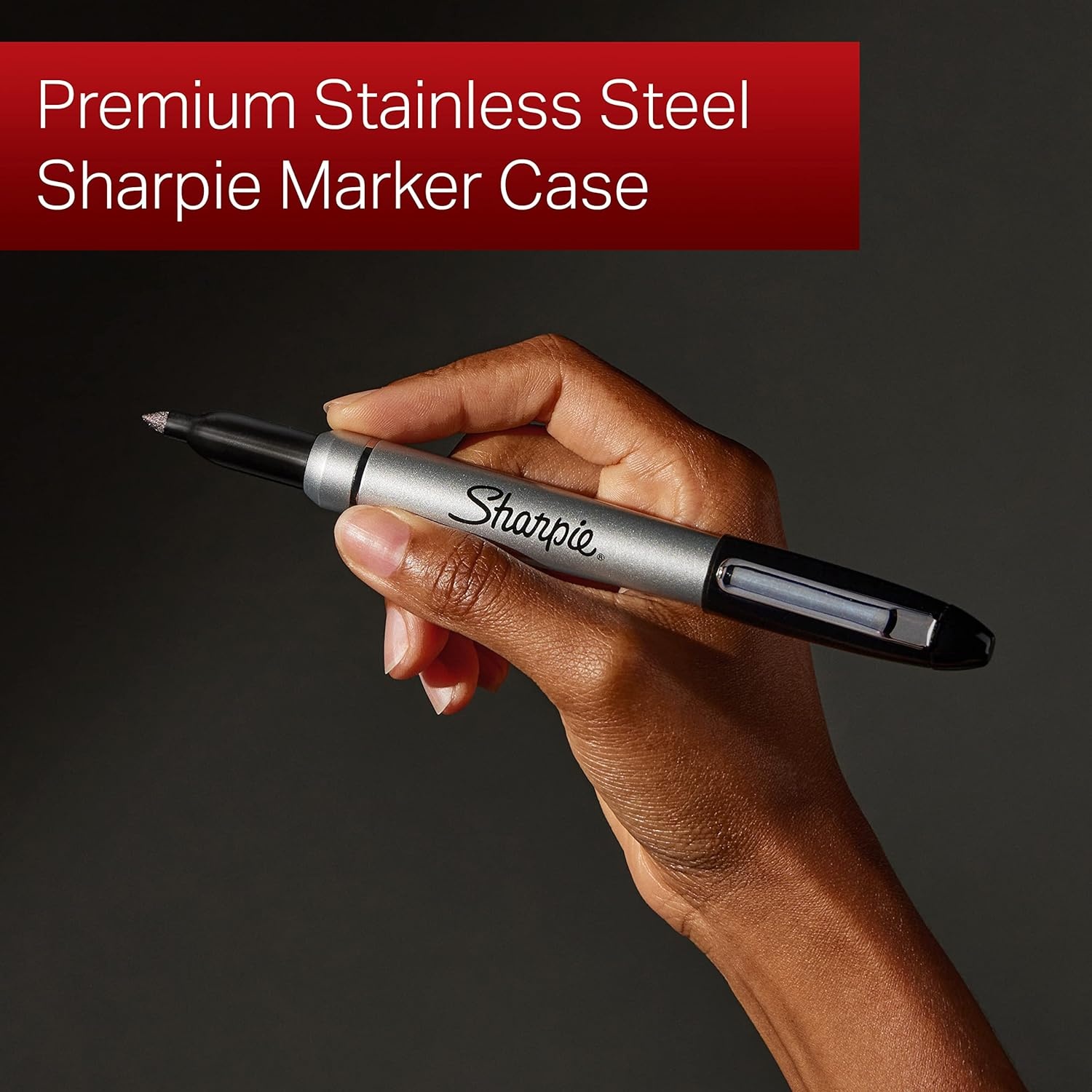 image:imageSharpie Permanent Markers Fine Tip Black 5 Count Quick Drying Fade Resistant6 Count Pack of 1