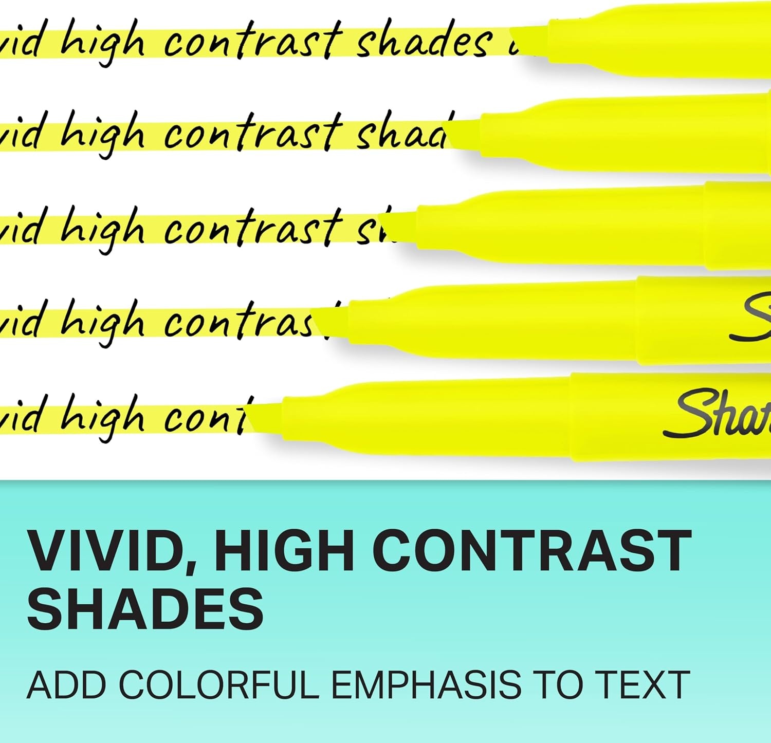 image:imageSharpie Pocket Highlighters Mild Pastel Colors Assorted Chisel Tip 12 Count School Home and Office Use Teacher SuppliesBright