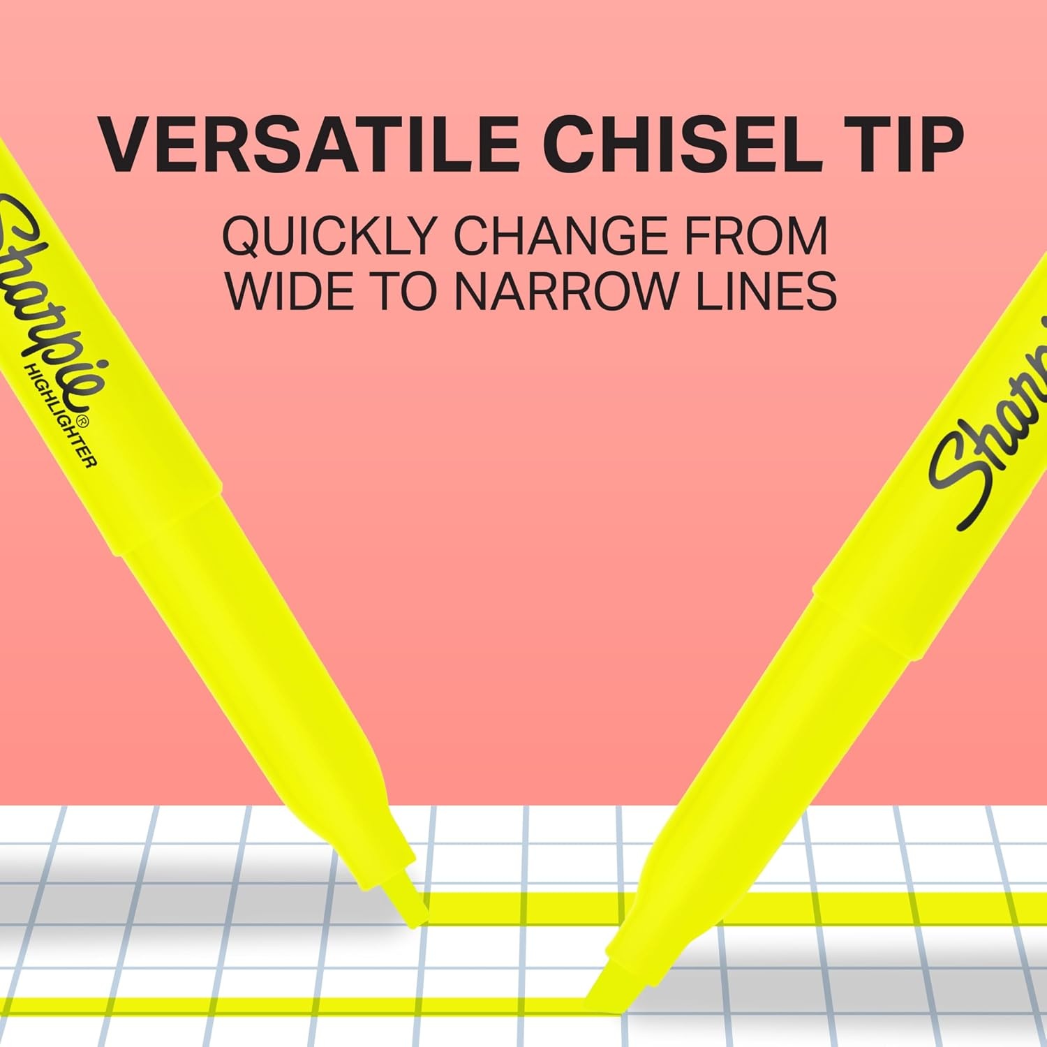 image:imageSharpie Pocket Style Highlighters Chisel Tip Fluorescent Yellow Box of 1212 Count