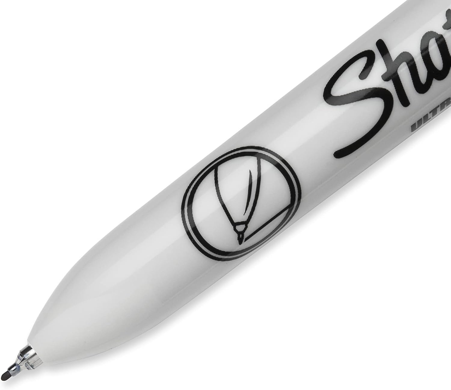 image:imageSharpie Retractable Permanent Markers Ultra Fine Point Black 12 Count