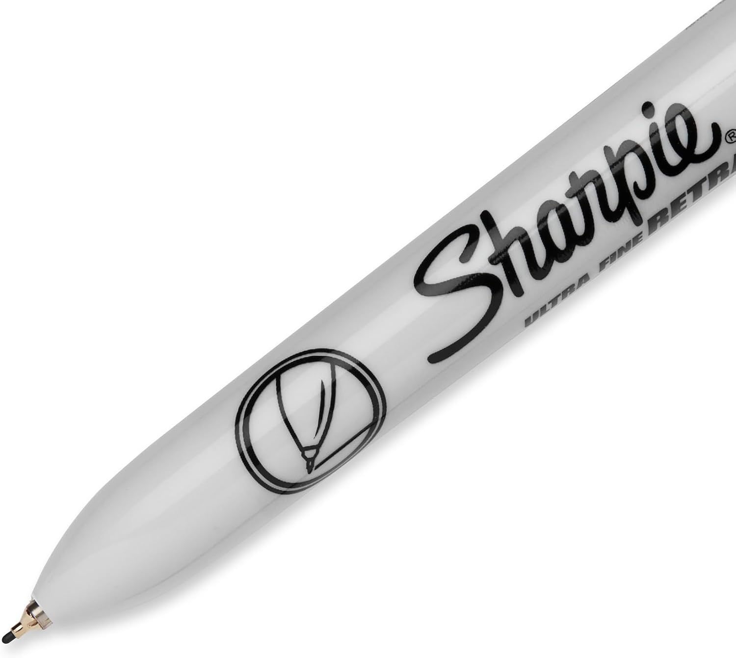 image:imageSharpie Retractable Permanent Markers Ultra Fine Point Black 3 Count