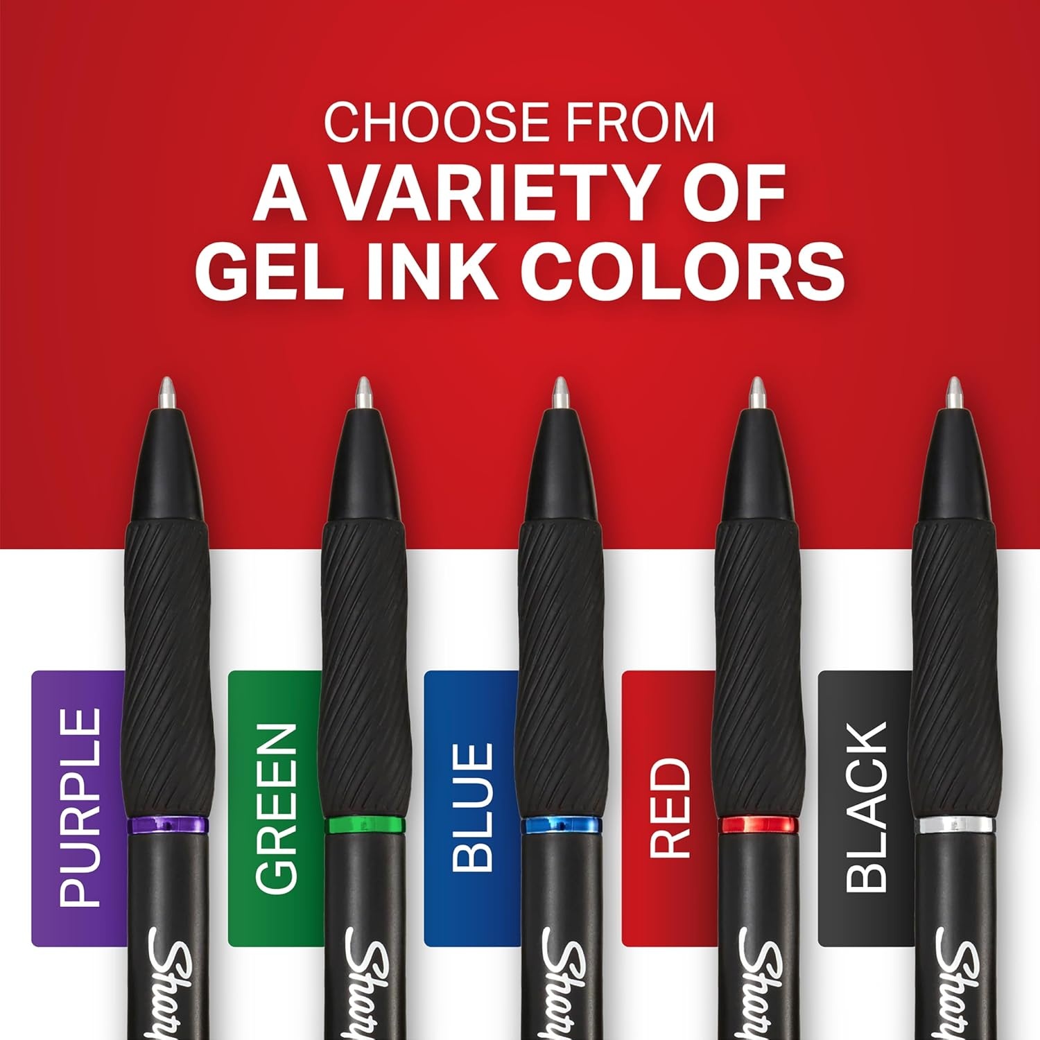 image:imageSharpie SGel Pens Medium Point 07mm Blue Gel Ink 36 Count Writing NoteTaking Office Supplies No Smear No Bleed36 Count