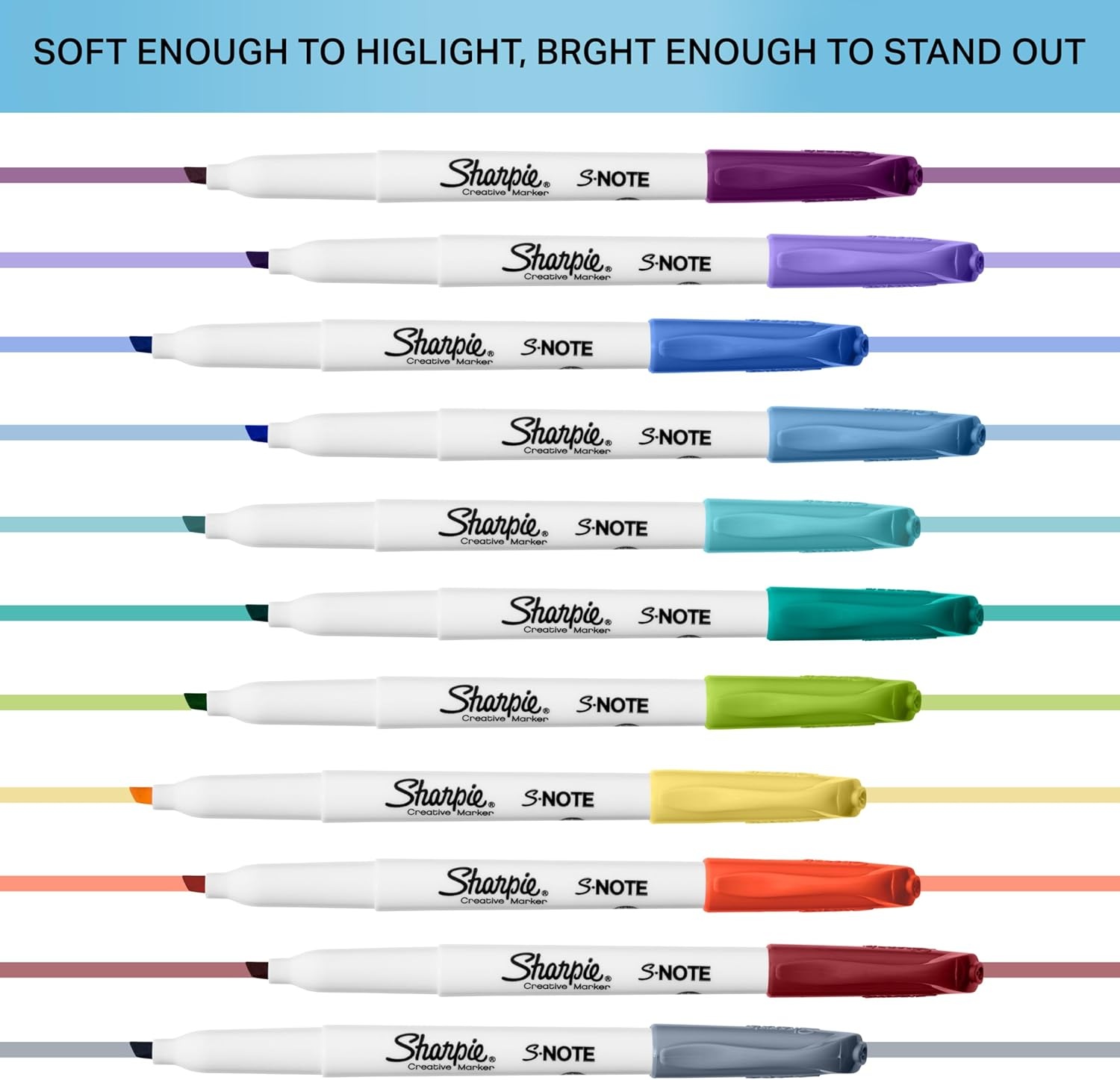 image:imageSharpie SNote Creative Highlighters Toy Story 5 Packaging Chisel Tip Assorted 24 Count24 Count Toy Story