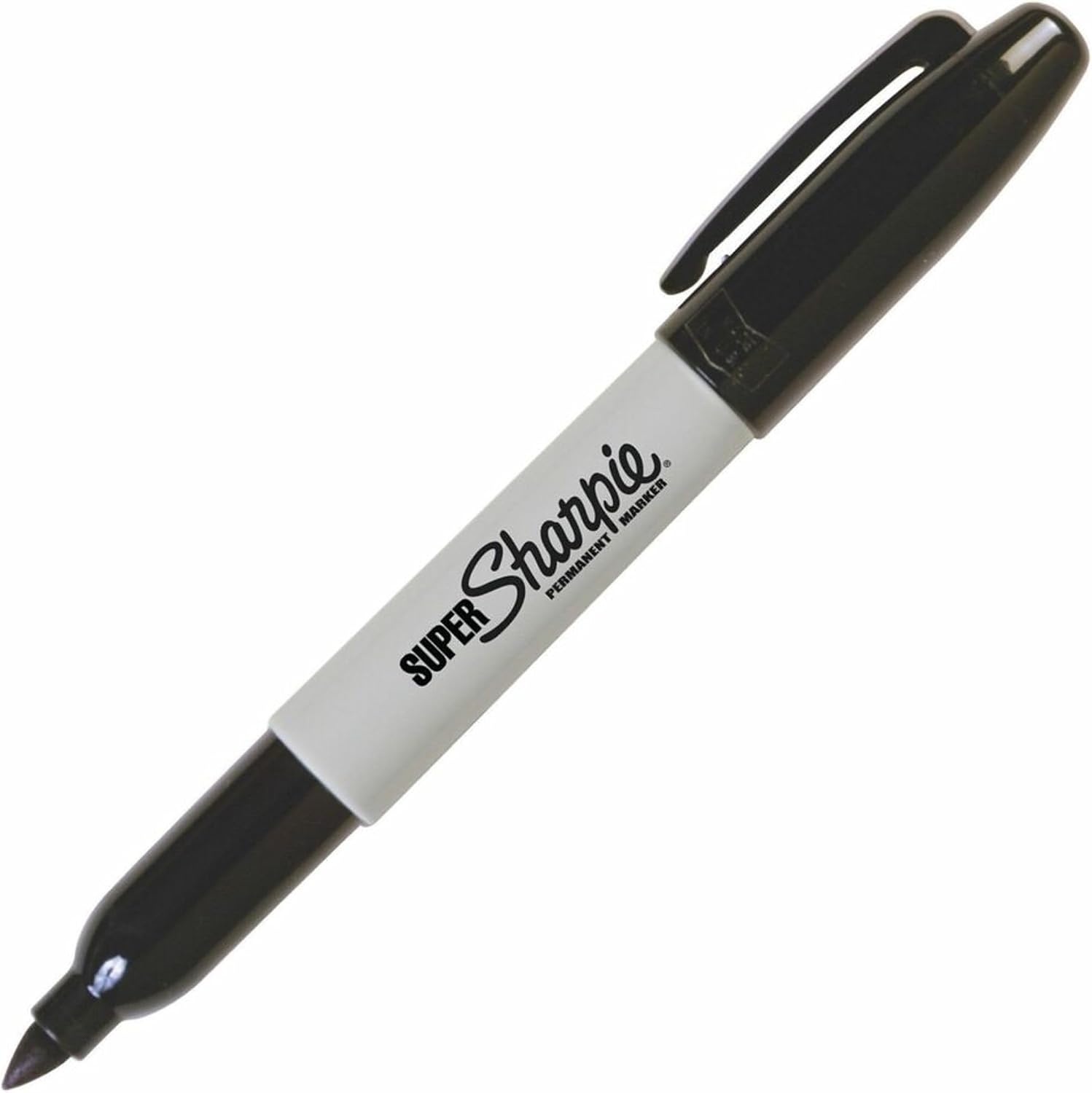 image:imageSharpie Super Permanent Markers Fine Point Black 12 Count Quick Drying For Classroom Poster Boards Office Home Teacher SuppliesMarker