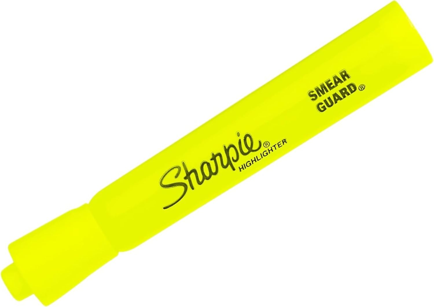 image:imageSharpie Tank Highlighters Chisel Tip Fluorescent Yellow 12 Count