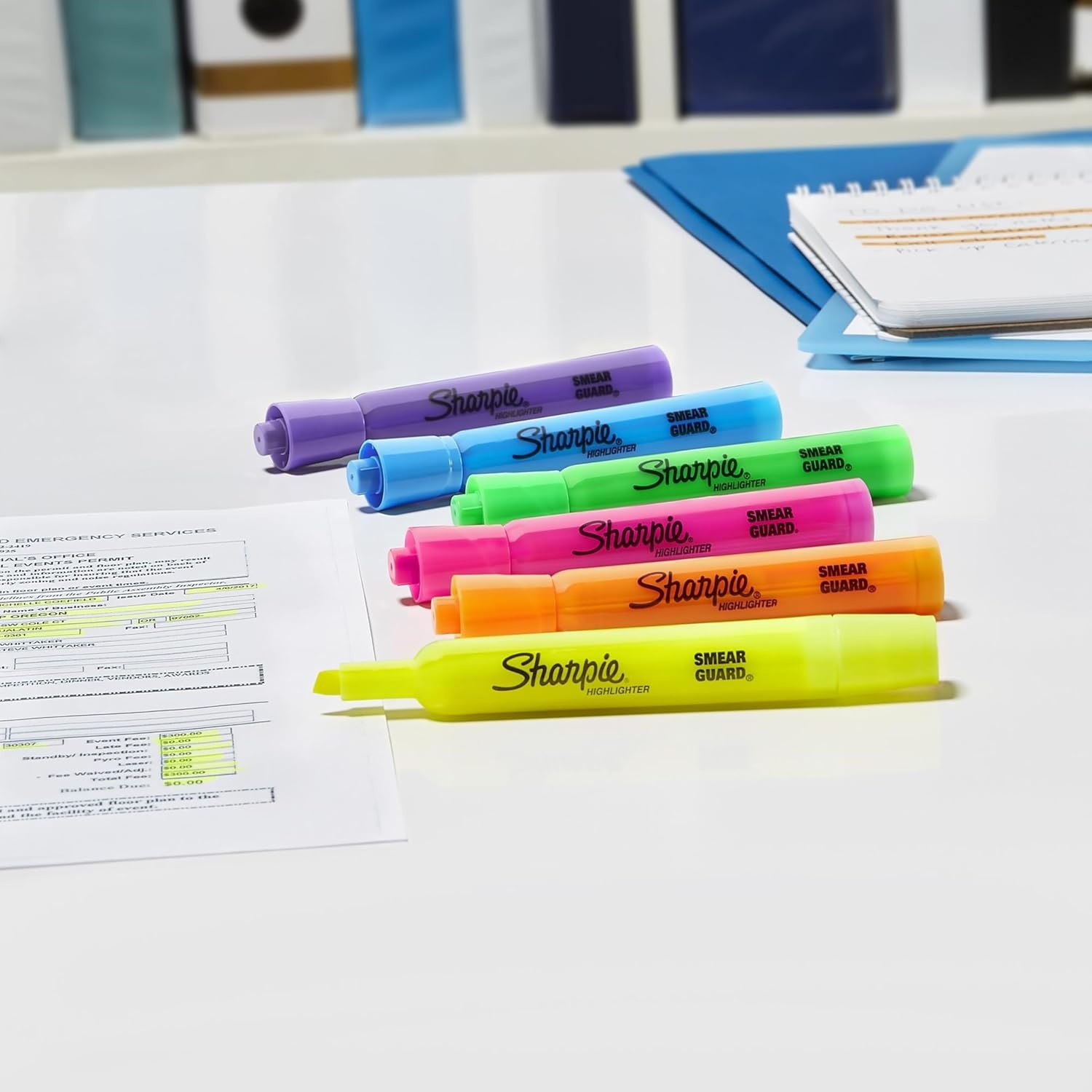image:imageSharpie Tank Highlighters Chisel Tip Yellow Highlighters Essential Office amp School Supplies Teacher Must Haves QuickDrying SmearResistant Bulk 36PackYellow