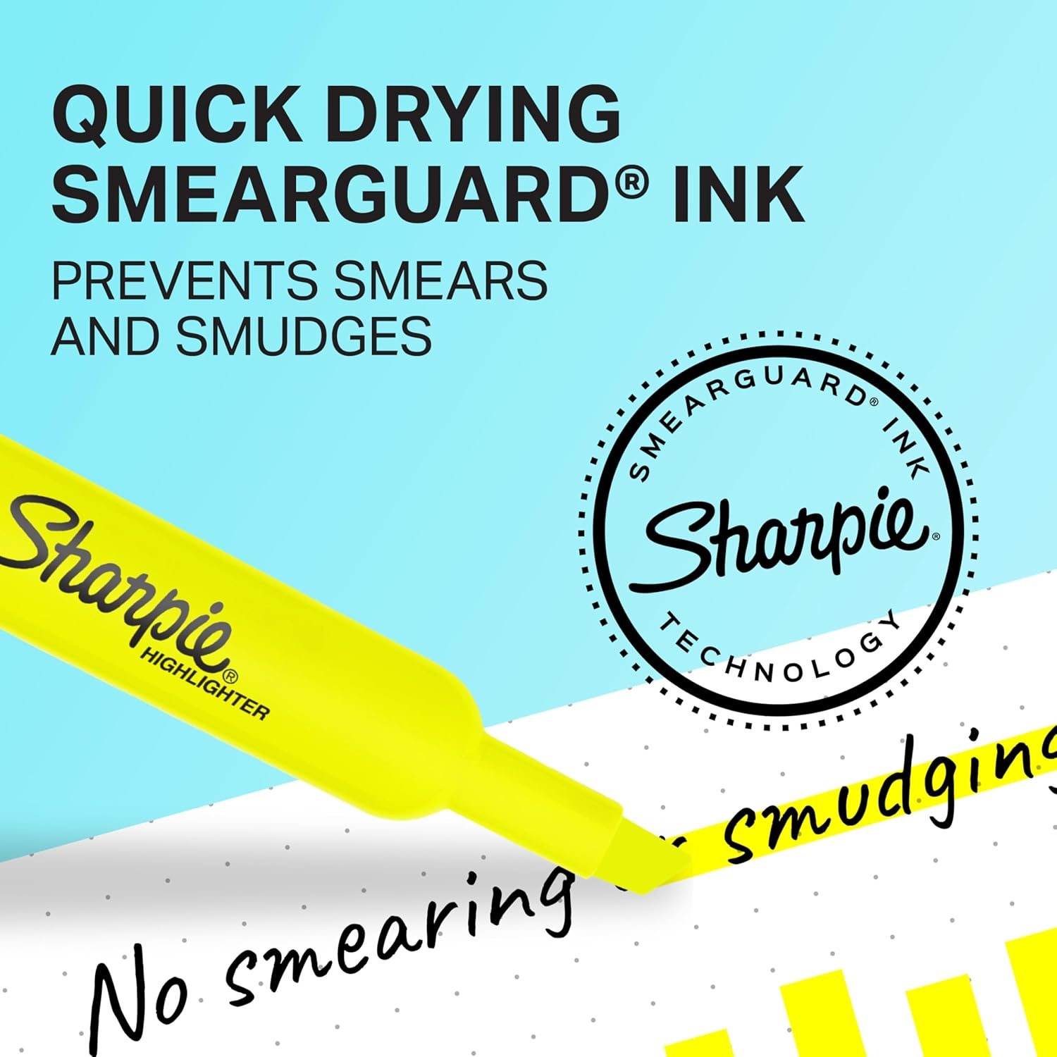 image:imageSharpie Tank Style Highlighters Chisel Tip Assorted Colors 12 Count
