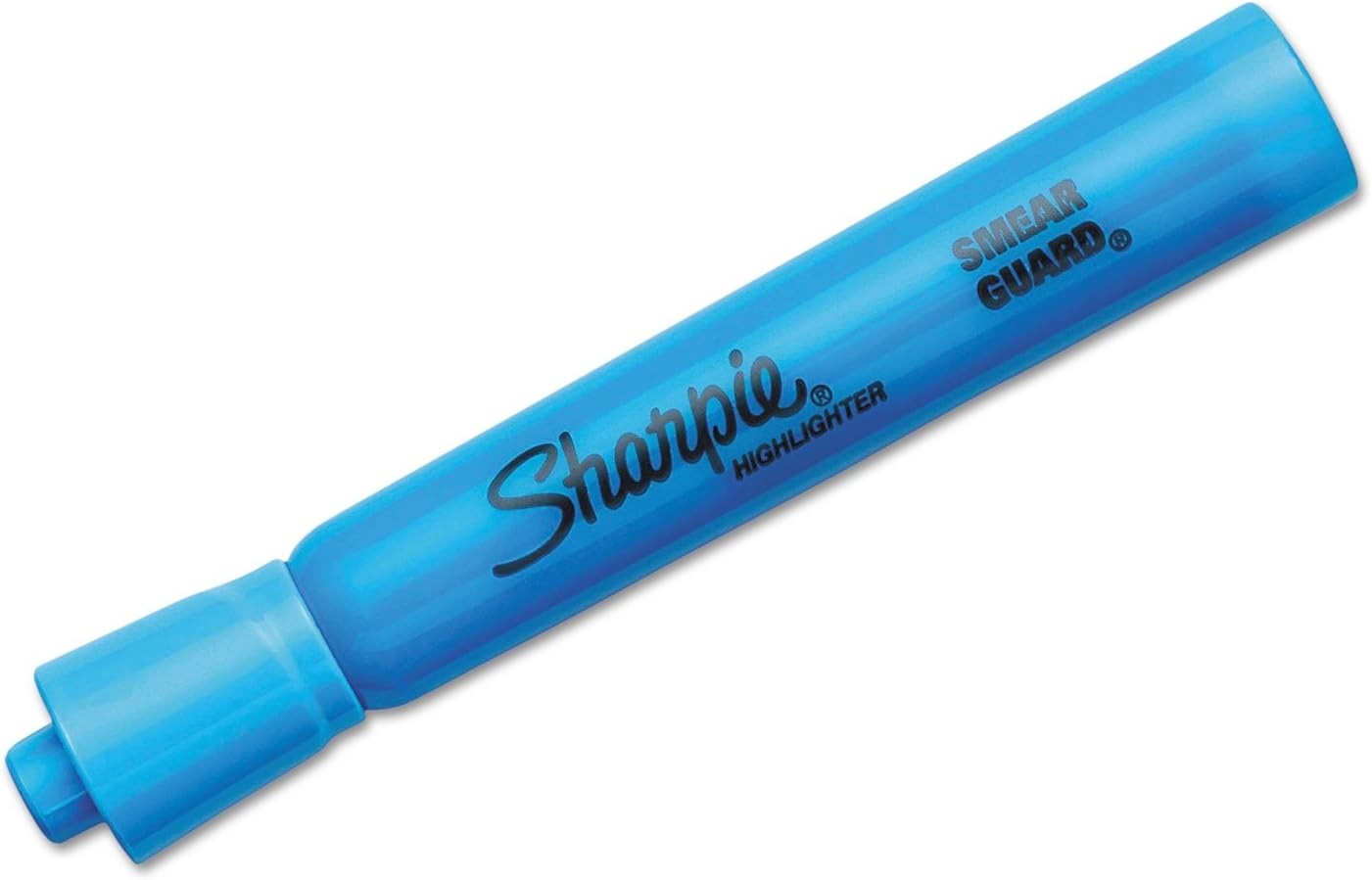 image:imageSharpie Tank Style Highlighters Chisel Tip Fluorescent Blue Box of 12