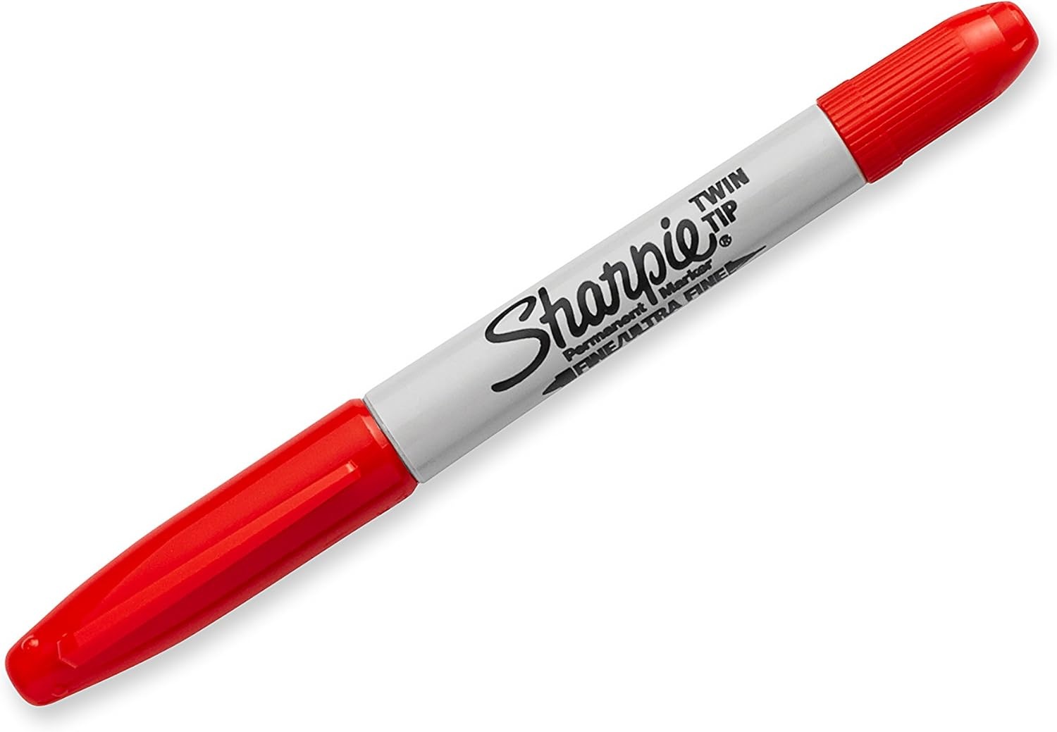 image:imageSharpie Twin Tip Permanent Markers Fine and Ultra Fine Black 12 CountRed