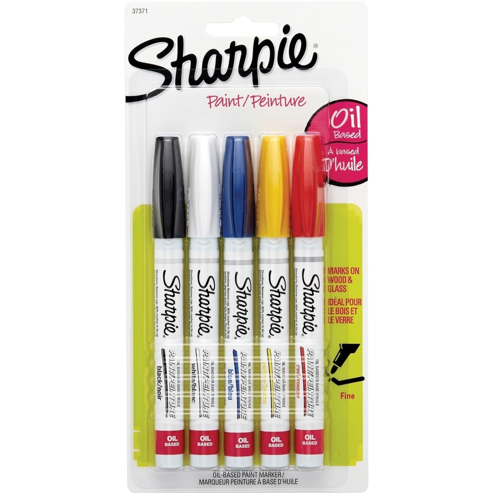 image:imageSharpie OilBased Paint Markers Fine Point 5 Count Great for Rock PaintingFine Tip Assorted