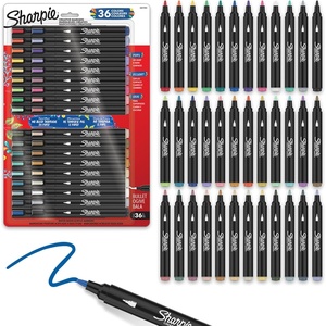 Sharpie Creative Markers Variety Pack, Water-Based Acrylic Paint Markers, Bullet Tip, Assorted, 36 Count