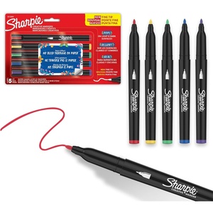 Sharpie Creative Markers, Water-Based Acrylic, Brush Tip, Assorted Colors, 12 Count – Arts & Crafts, Kids Activity, School Classroom; Works on Paper, Metal, Wood, Ceramic, Glass, Rock, Canvas(Fine Tip)